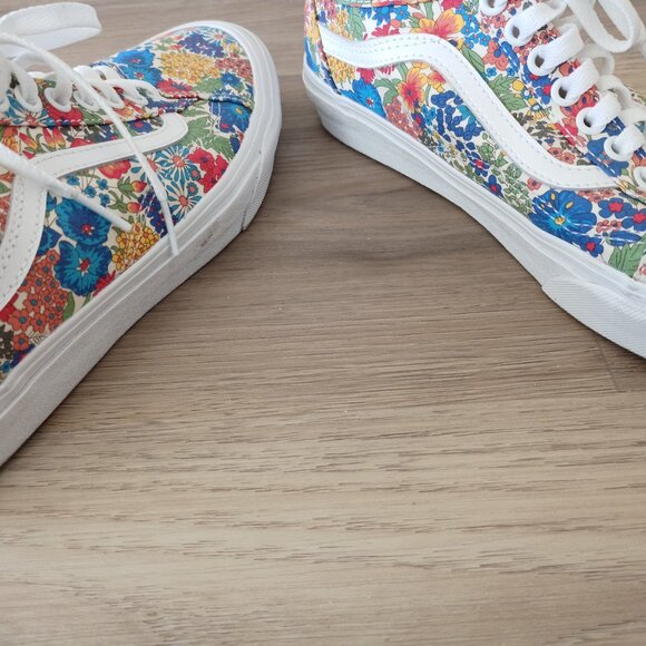 Vans floral sz 8.5 women - Picture 6 of 7